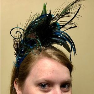 Peacock Fascinator